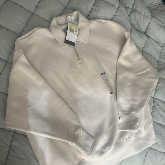 Nike Tan New With Tags Oversized Quarter Zip Small - Picture 6 of 6